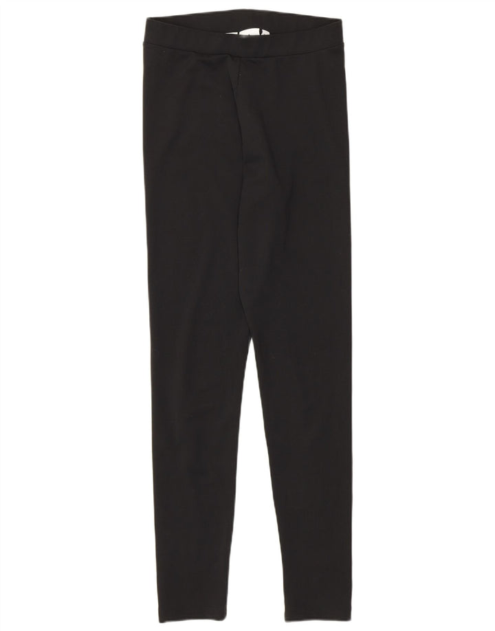 Legginsy damskie Adidas UK 10, małe, czarne, poliestrowe