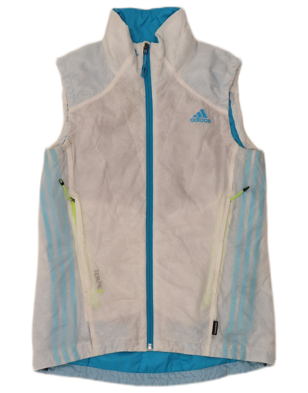Damska kamizelka Adidas Terrex Padded UK 12 Średni Biały Poliester