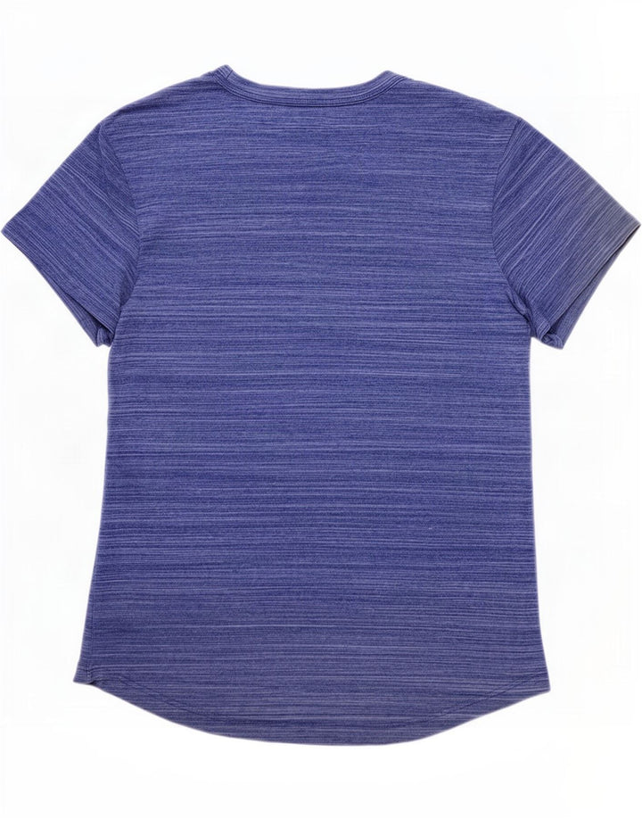 G-Star Męski T-Shirt Top Średni Niebieski Nakrapiany Poliester