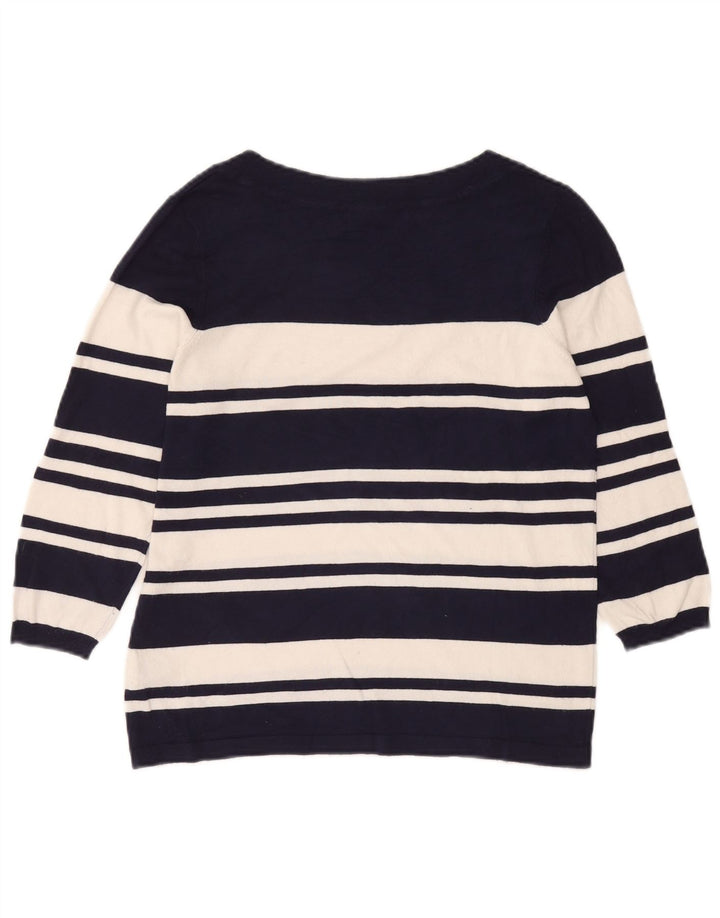 Sweter damski Marks & Spencer z okrągłym dekoltem, UK 14, średni granatowy