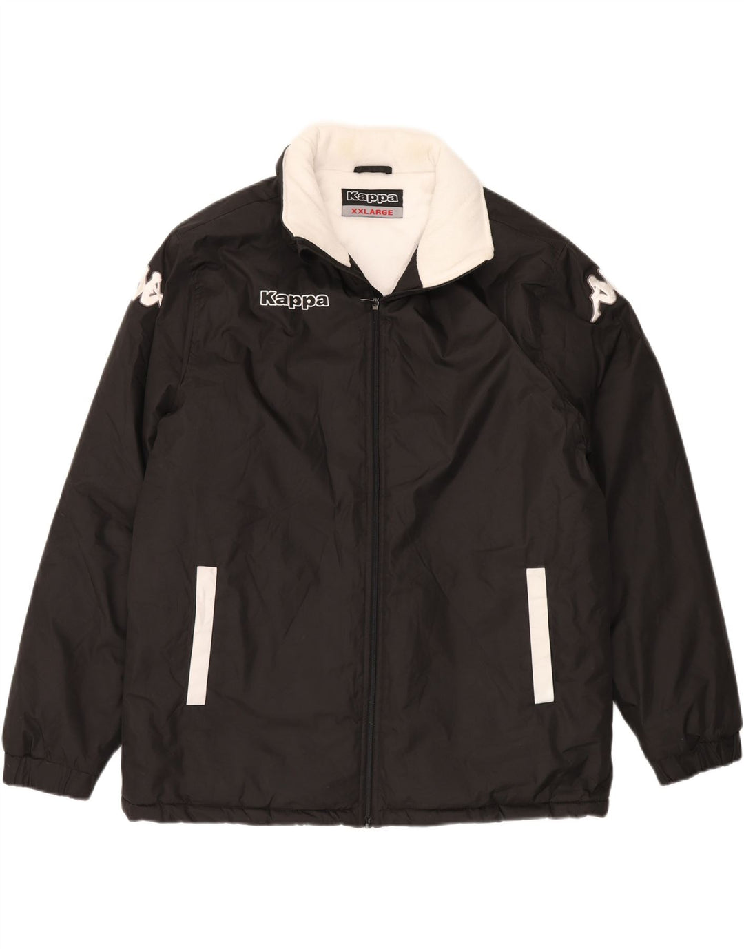 Męska kurtka wiatrówka KAPPA UK 44 2XL Czarny poliester