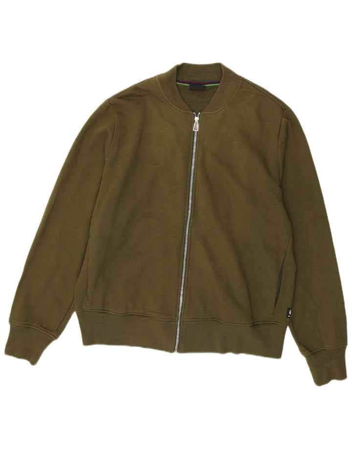 PAUL SMITH Damska kurtka dresowa UK 20 2XL Khaki, bawełna