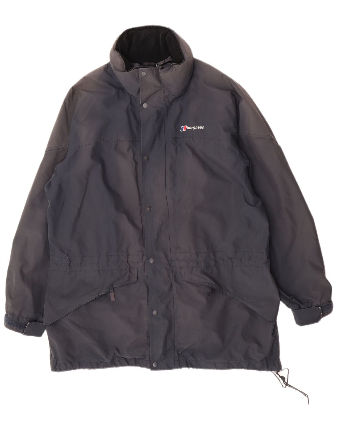 Męska kurtka przeciwdeszczowa z kapturem Berghaus UK 42 XL, granatowa, poliester