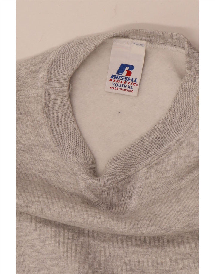 Bluza chłopięca Russell Athletic 15-16 lat XL, szara, nakrapiana bawełna