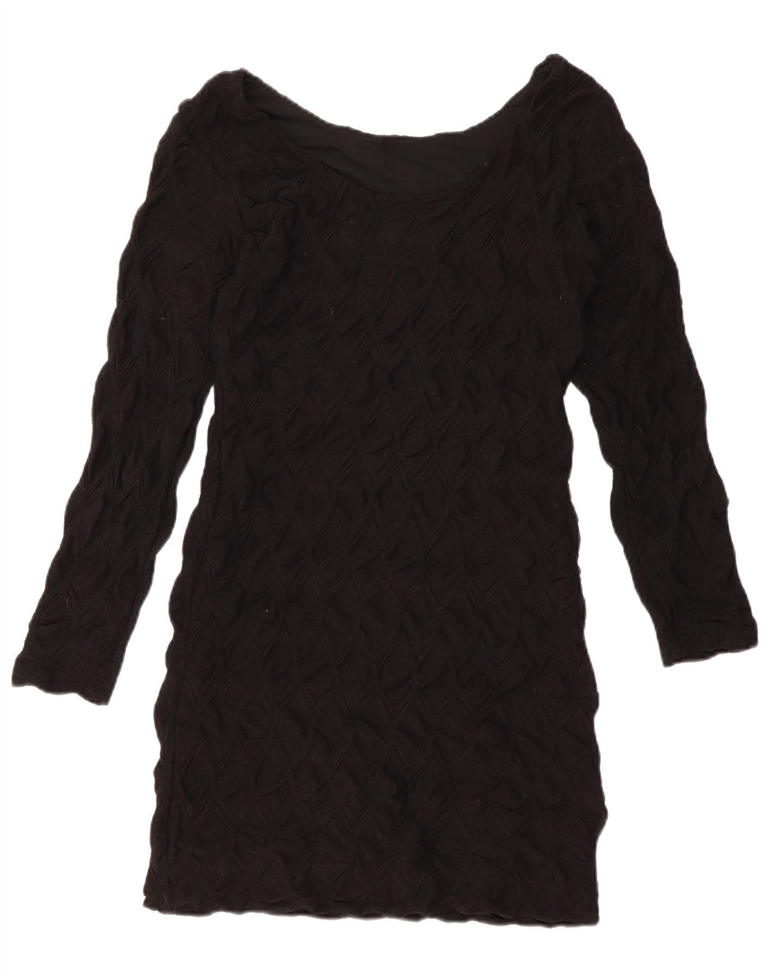 Damska sukienka płaszczowa z długim rękawem ZARA UK 14, duża czarna