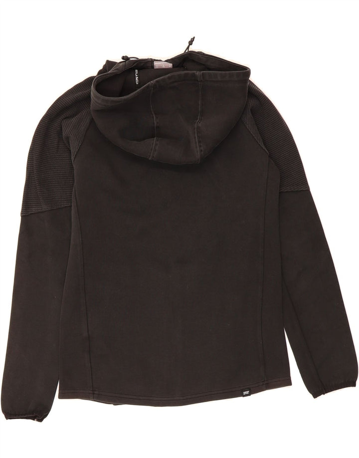 PUMA Mens Zip Hoodie Sweater Small Black Cotton Vintage Puma and Second-Hand Puma from Messina Hembry 