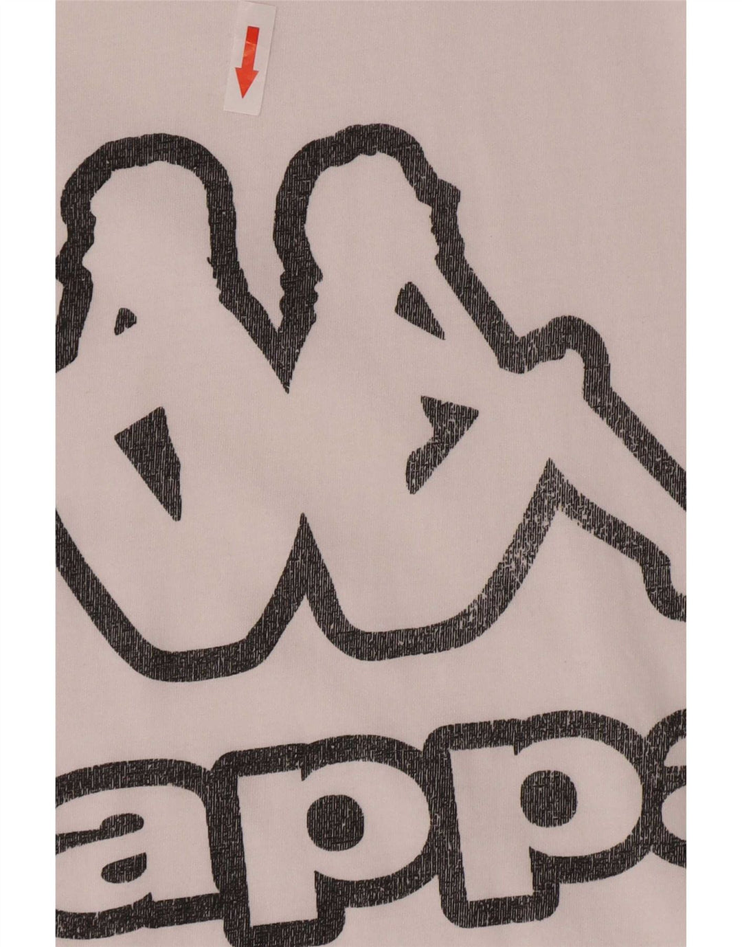 Męska koszulka z grafiką Kappa Top 4XL Biała bawełna