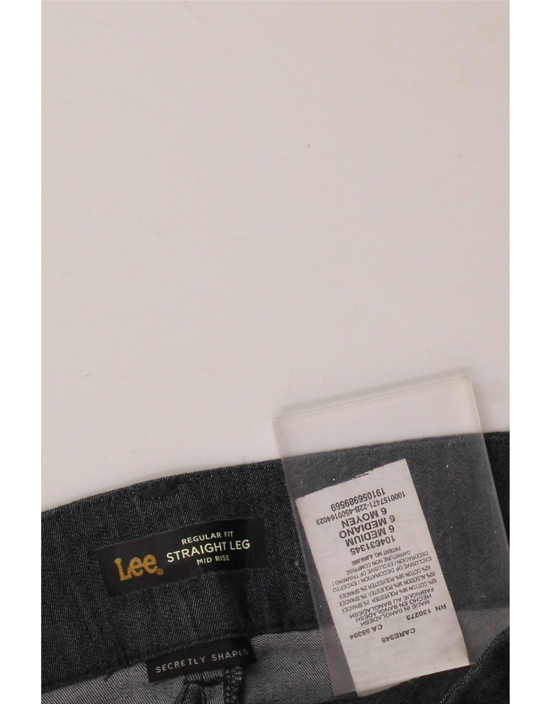 Damskie spodnie codzienne LEE o regularnym kroju US 6 Medium W28 L31 Granatowe