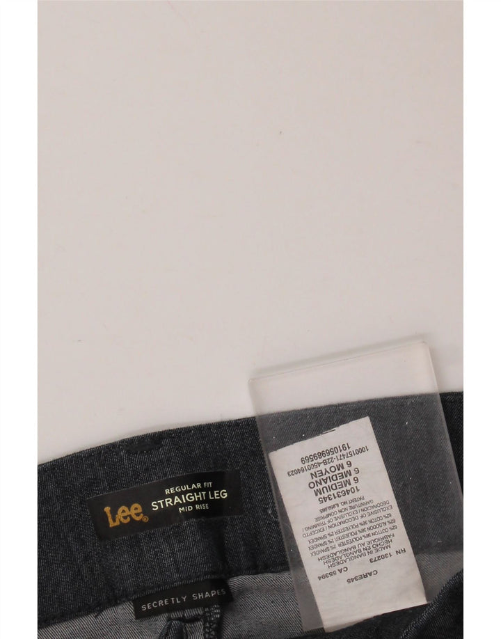 Damskie spodnie codzienne LEE o regularnym kroju US 6 Medium W28 L31 Granatowe