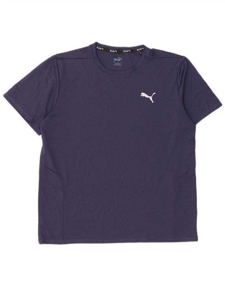 T-shirt męski Puma Top średni granatowy