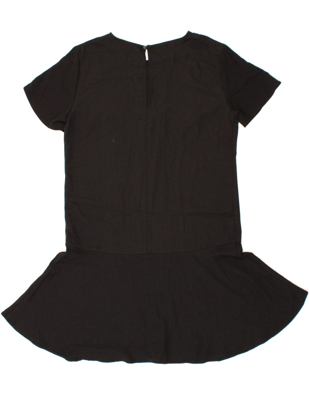 MOSSIMO Womens Loose Fit Drop Waist Dress UK 10 Small Black Polyester Vintage Mossimo and Second-Hand Mossimo from Messina Hembry 