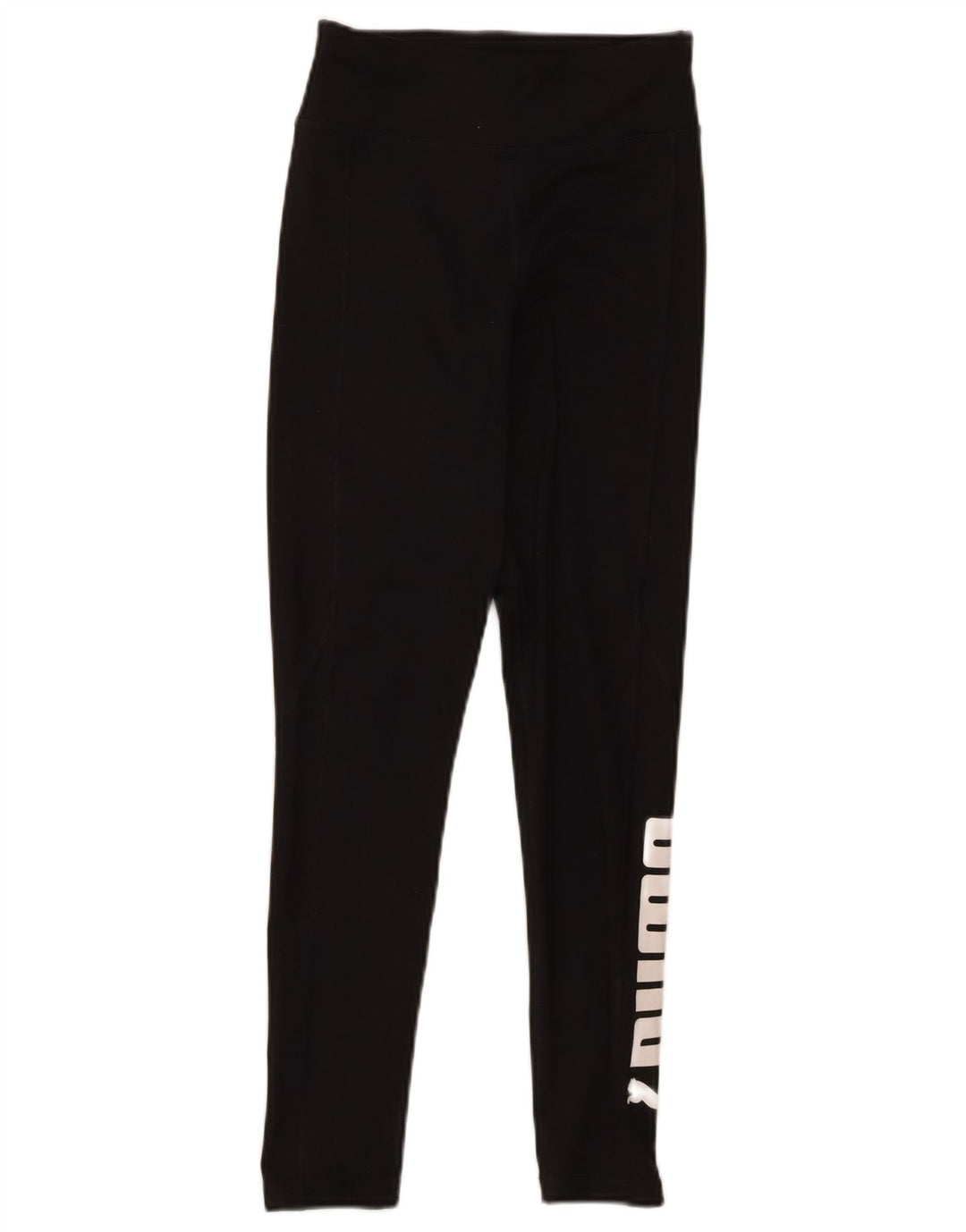 PUMA Girls Graphic Leggings 11-12 Years  Black Polyester