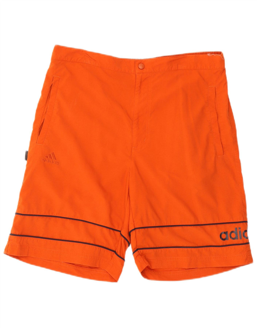 Męskie spodenki adidas Graphic Chino W36, duże, pomarańczowe, poliamidowe