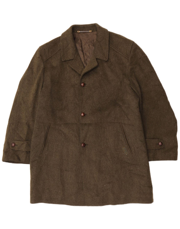 Płaszcz męski Rehbochloden EU 52 XL, wełna khaki