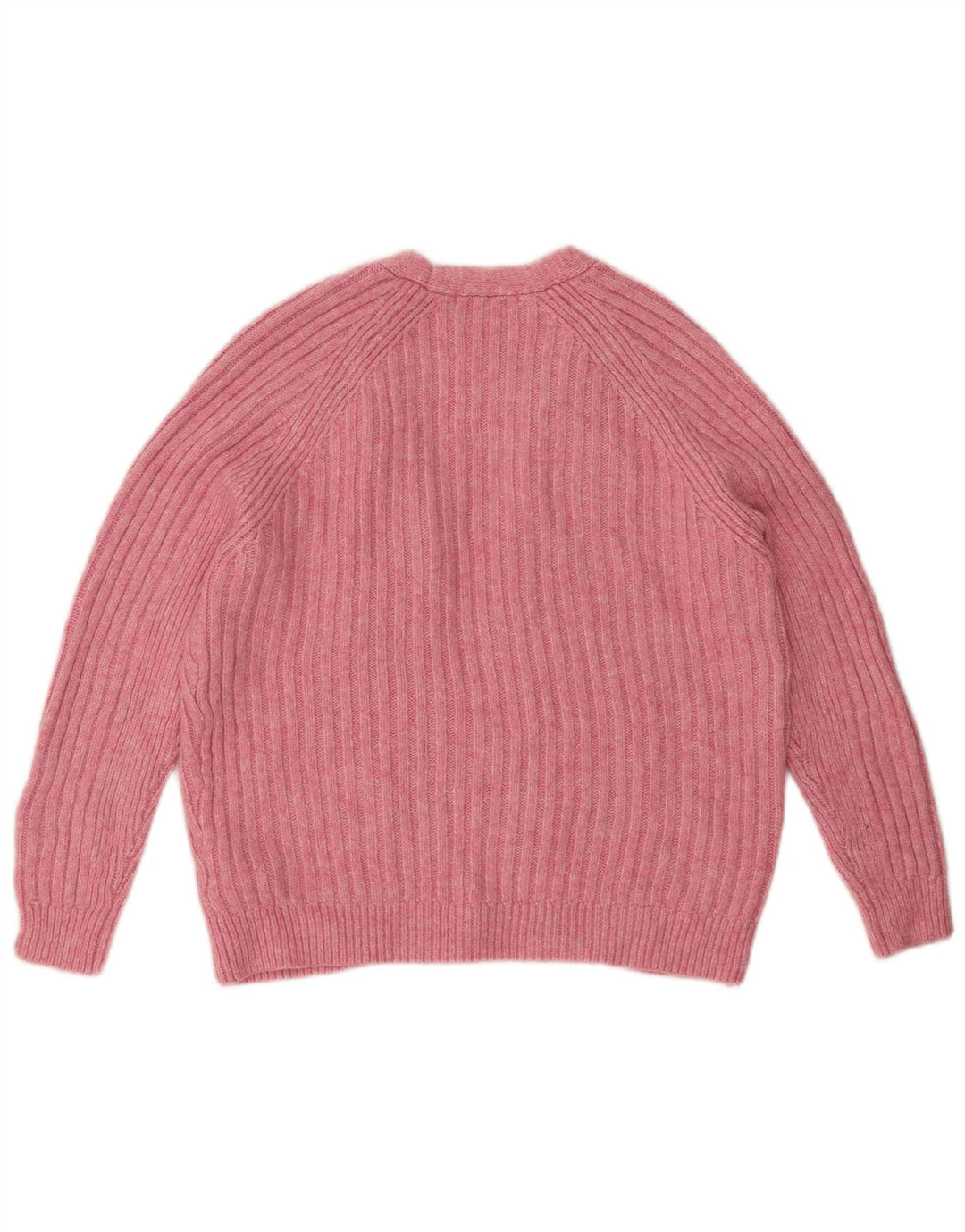 Marks & Spencer Damski sweter rozpinany UK 14 Średni różowy akryl