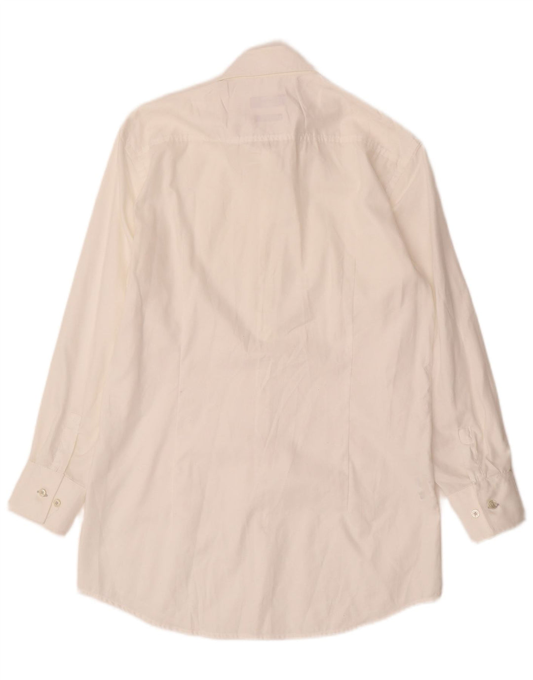 Męska koszula slim fit HUGO BOSS, rozmiar 38 15, średnia biała bawełna