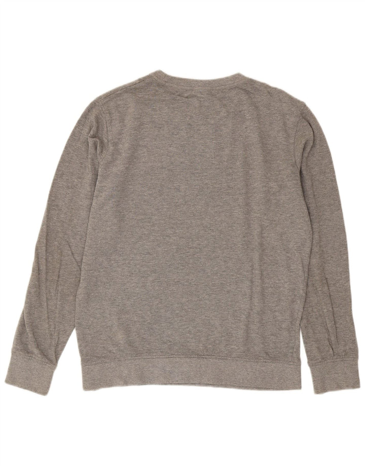 Męska bluza dresowa Jack & Jones, średnioszara, bawełniana w plamki