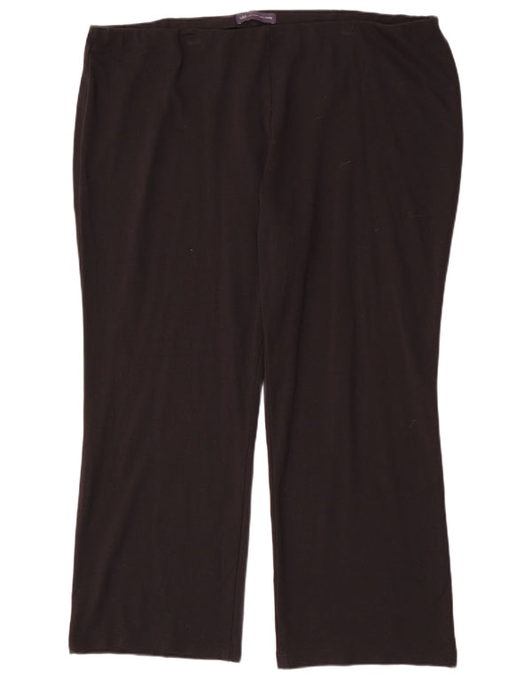Spodnie damskie Marks & Spencer Bootcut UK 22 3XL W44 L30 Czarne