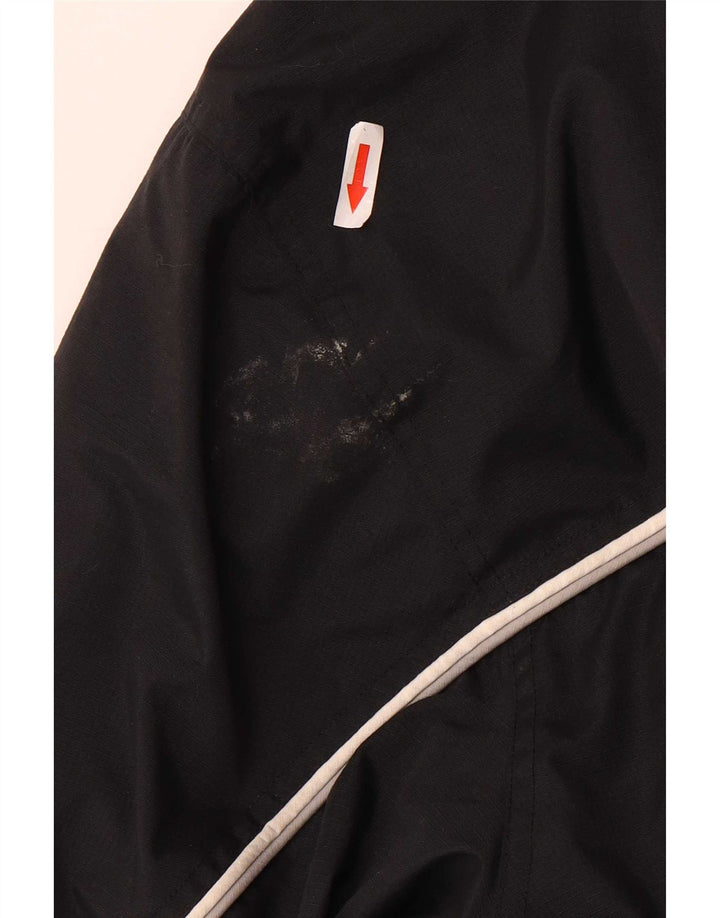 Męska wiatrówka z kapturem Nike Graphic UK 42/44, duży czarny poliester
