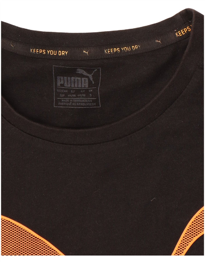 Męski T-shirt z grafiką PUMA, mały, czarny