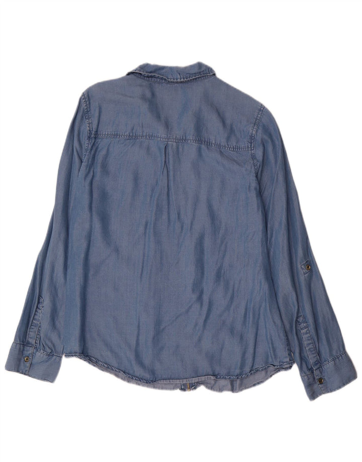 Damska koszula dżinsowa Michael Kors UK 14 Medium Blue Lyocell