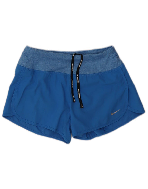 Damskie spodenki sportowe Nike Dri Fit UK 4 XS Niebieski poliester
