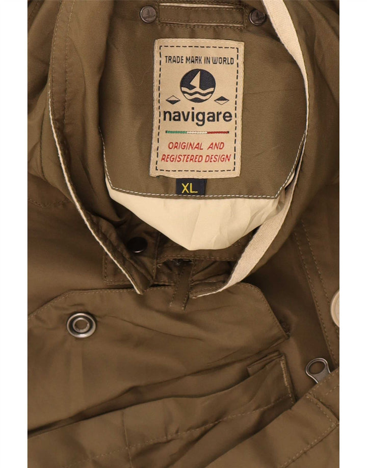 Męska kurtka użytkowa Navigare UK 42 XL, poliester khaki