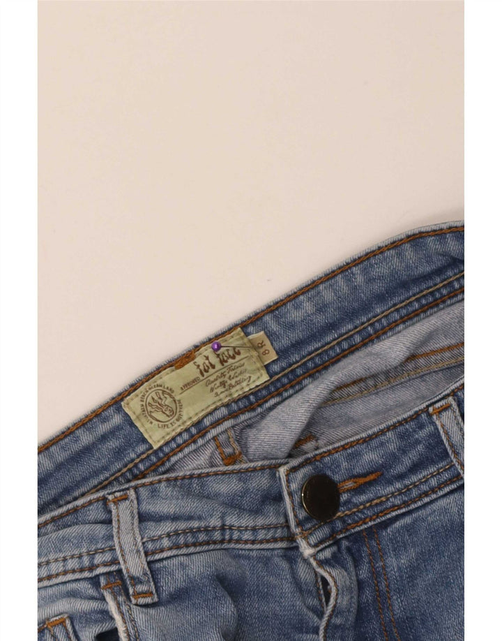 Damskie jeansy Fat Face Bootcut UK 8 Small W28 L30 Niebieskie