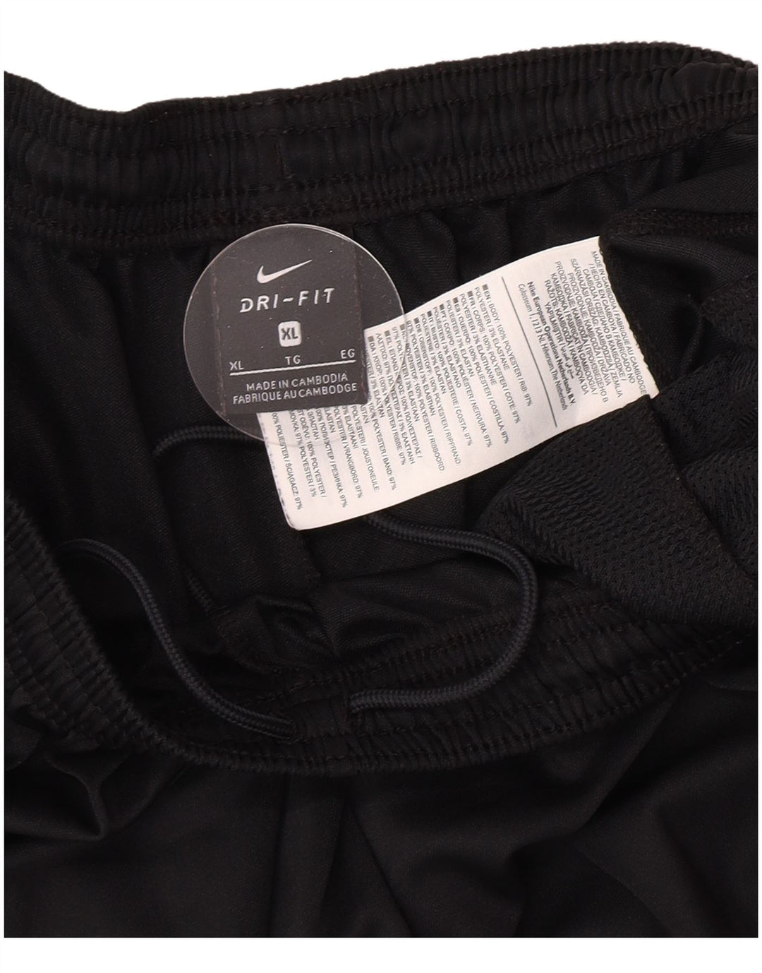 Chłopięce spodnie dresowe Nike Dri Fit 13-14 lat XL, czarne, poliestrowe