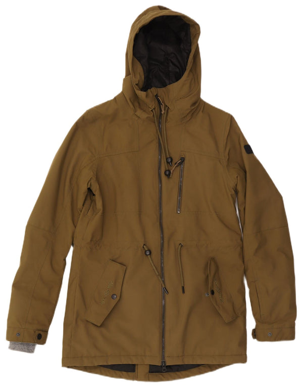 Damska kurtka parka z kapturem O'Neill UK 14, duża, khaki, poliester