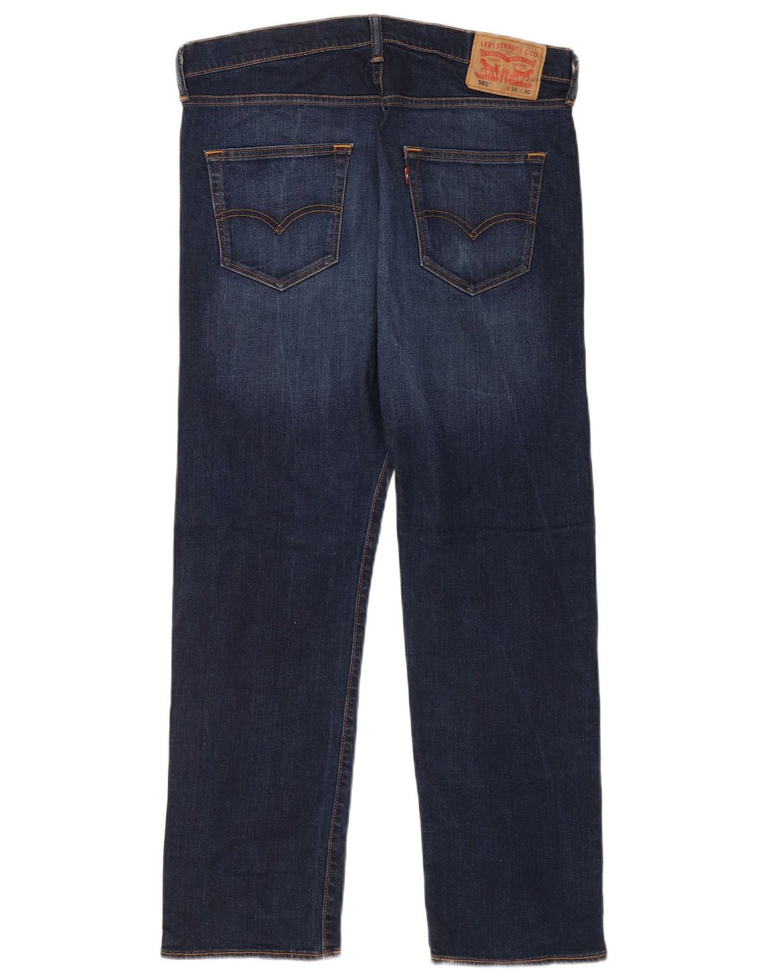 Męskie dżinsy Levi's 501 Straight W34 L30 Granatowe