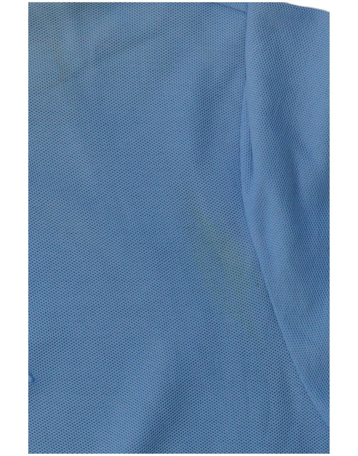 Męska koszulka polo FILA, duża, niebieska, bawełniana