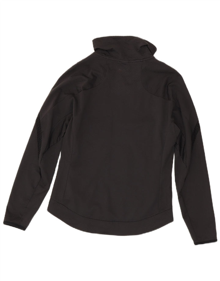 Męski dres Nike Dri Fit z zamkiem błyskawicznym na szyi, mały czarny poliester