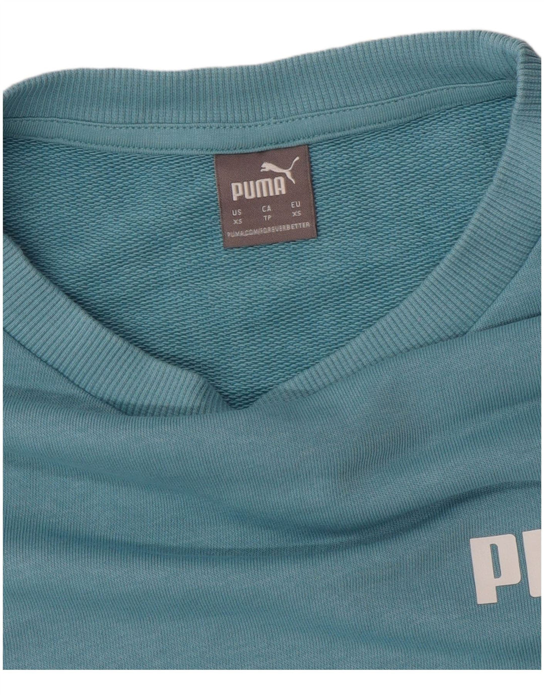 Damski sweter oversize z grafiką PUMA UK 6 XS w kolorze niebieskim