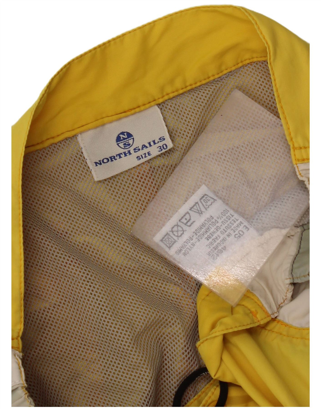 Męskie spodenki kąpielowe North Sails, nylon w kolorze średniożółtym