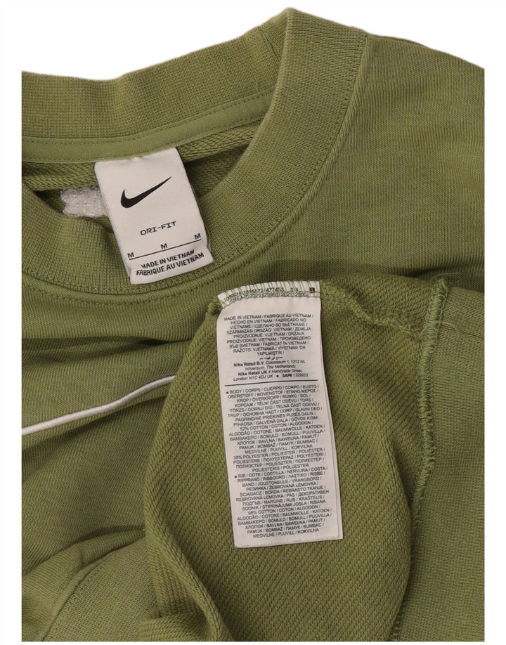 Damska bluza dresowa Nike Dri Fit Graphic Oversize UK 14, średnia zieleń