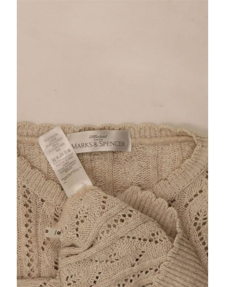 Sweter damski Marks & Spencer UK 12, średni beż, akryl
