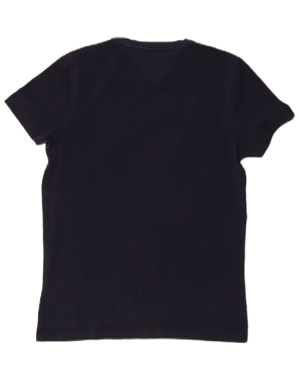 T-shirt męski Tommy Hilfiger, mały, granatowy, bawełniany