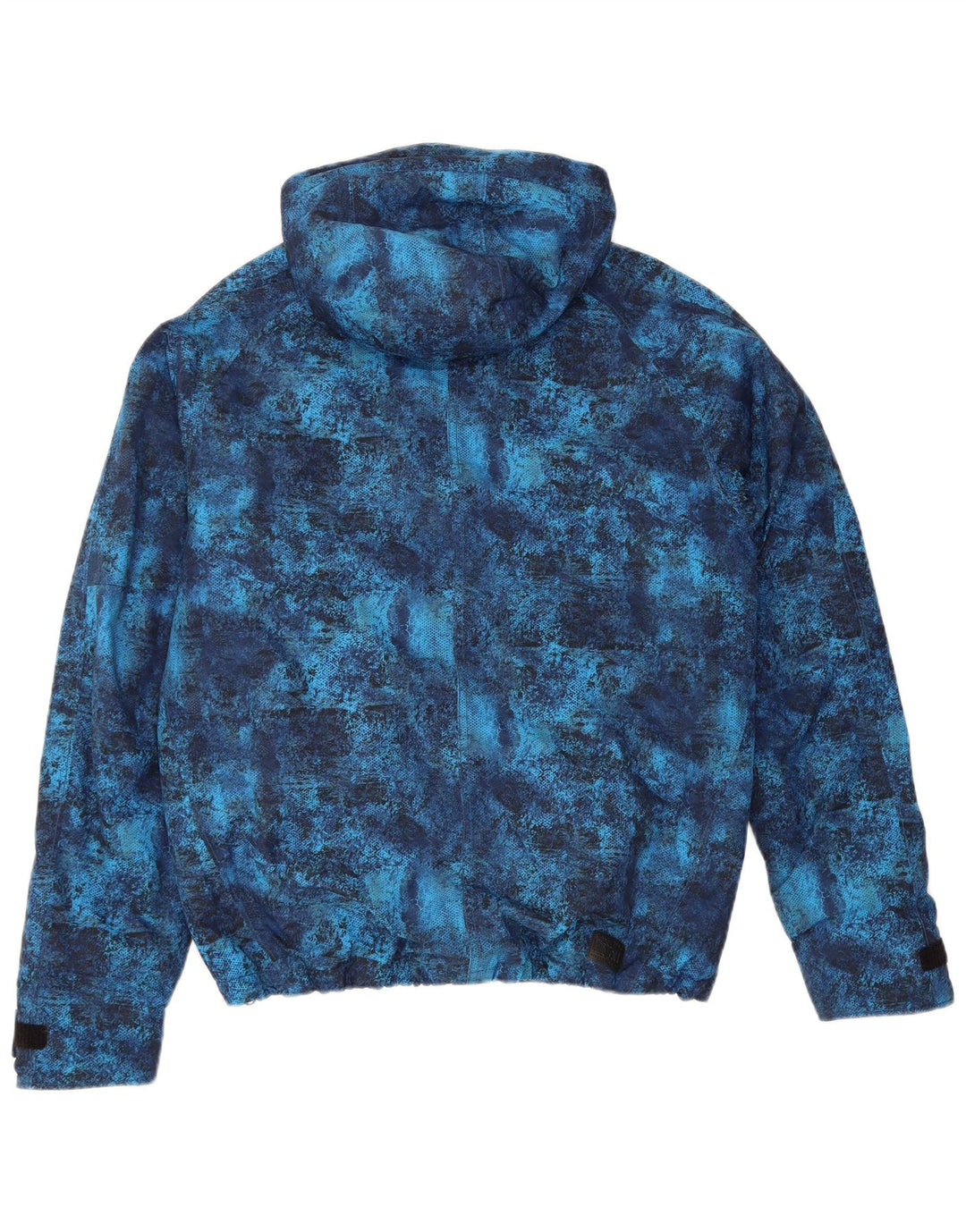 Męska kurtka wiatrówka z kapturem CHIEMSEE UK 38 Medium Blue Tie Dye