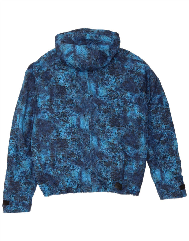 Męska kurtka wiatrówka z kapturem CHIEMSEE UK 38 Medium Blue Tie Dye
