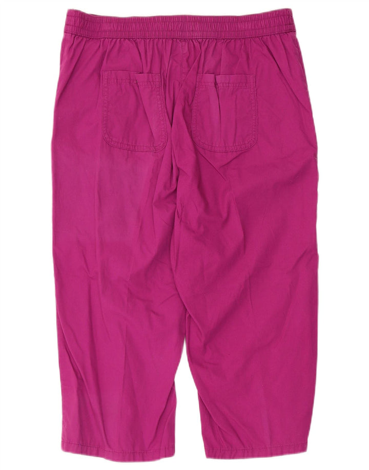 Spodnie Capri Damskie Marks & Spencer UK 12 Medium W30 L18 Fioletowe