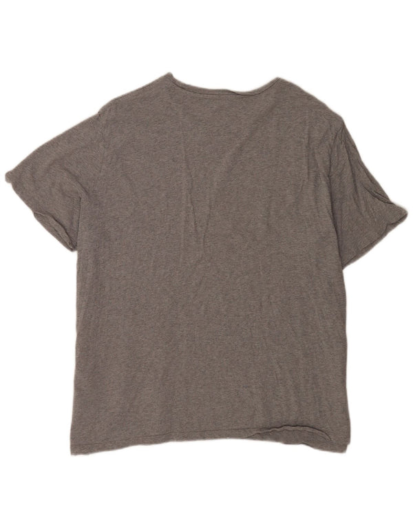 Męska koszulka z grafiką Levi's Top 2XL, szara bawełna
