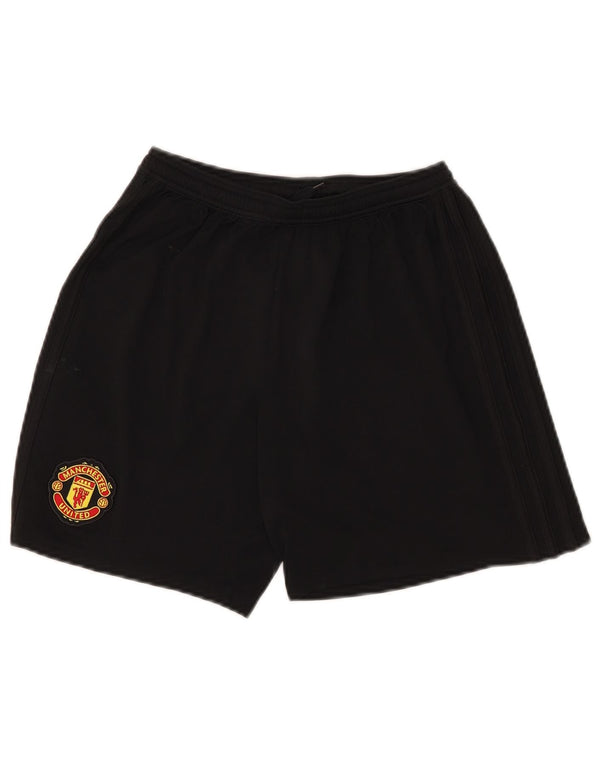 Chłopięce spodenki sportowe Adidas Manchester United 13-14 lat Czarny poliester