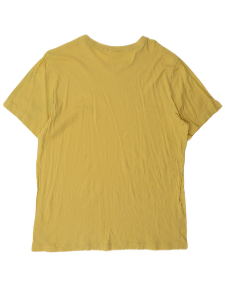T-shirt męski Nike, duży, żółty, bawełniany