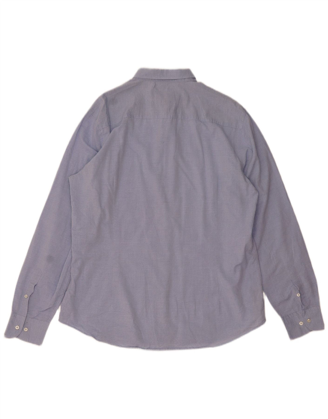 Koszula męska Massimo Dutti 2XL, niebieska, bawełniana w prążki