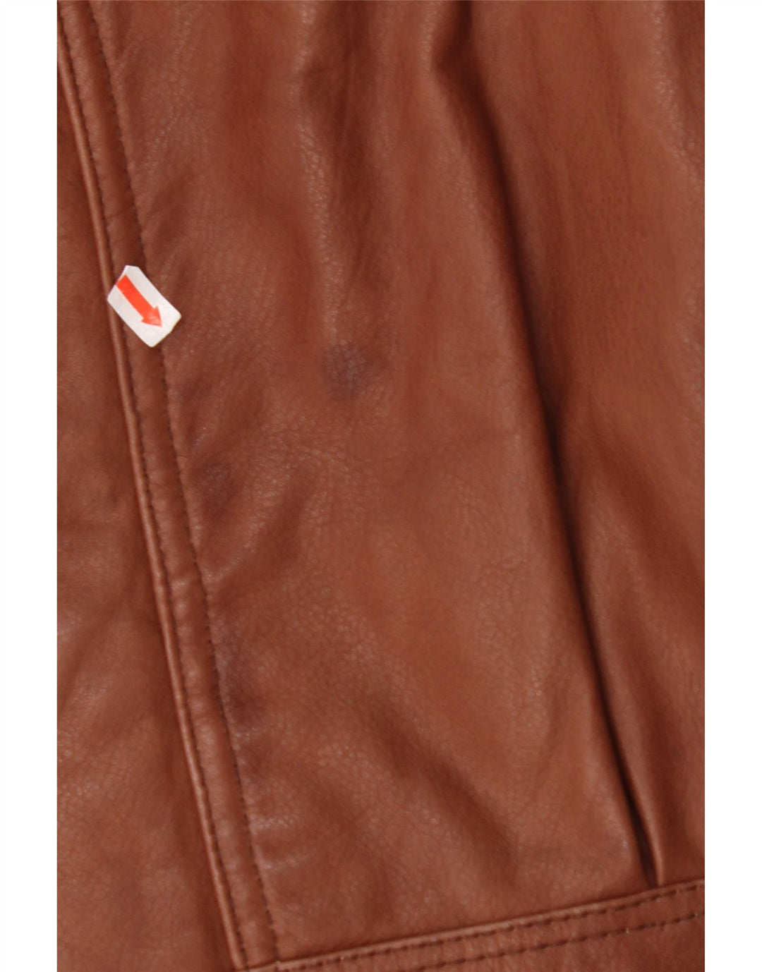 Męski płaszcz skórzany z kapturem w stylu VINTAGE IT 48 Średni brąz, skóra