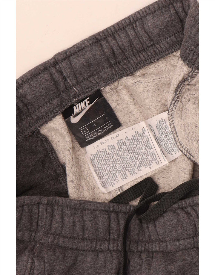 Męskie spodnie dresowe Nike, duże, szare, bawełniane