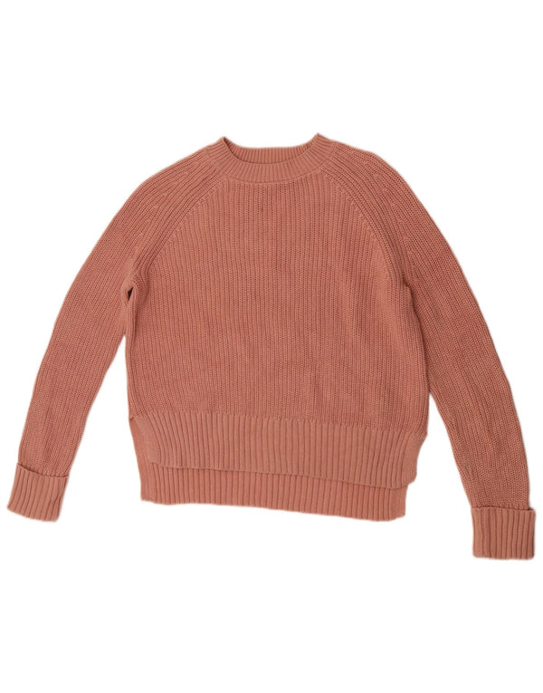 Damski sweter oversize Phase Eight z dekoltem w łódkę, UK 6 XS, różowy, bawełniany