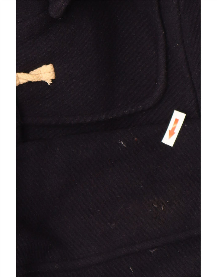 Damski płaszcz z kapturem Topshop UK 10, mały, granatowy, wełniany