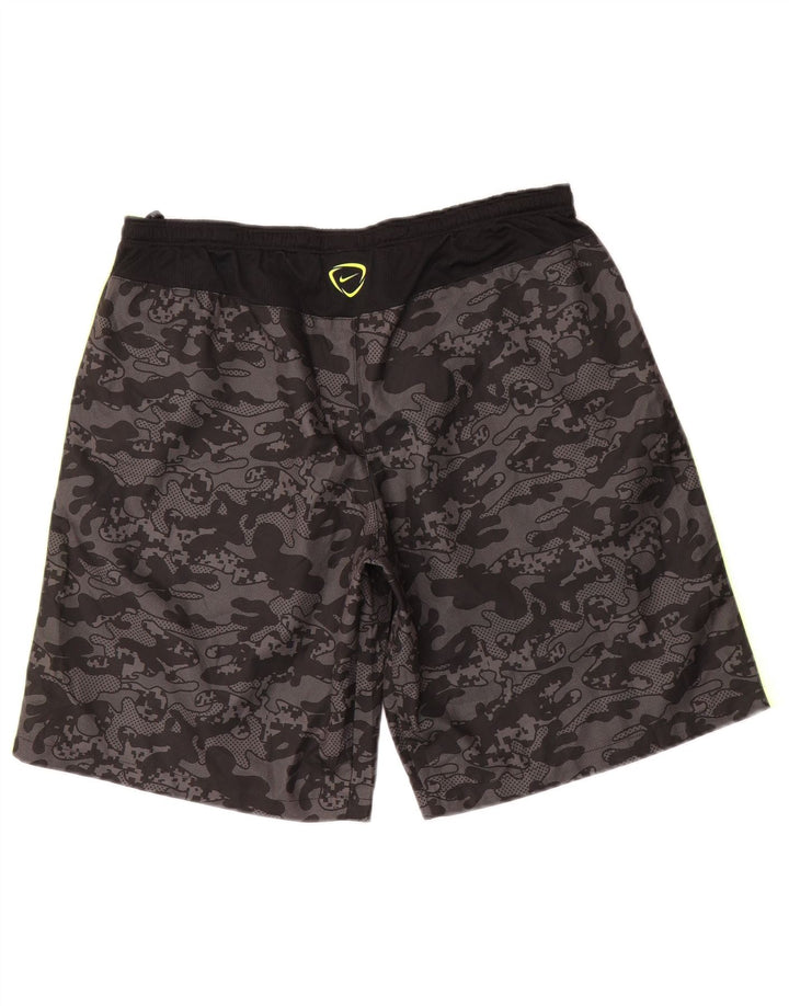 Męskie spodenki sportowe Nike Dri Fit, duże, czarne, poliestrowe